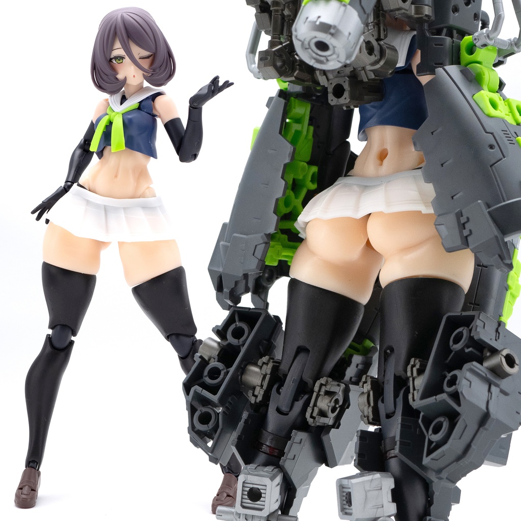 健康的なBlock2-Mのむっちりおなかとあんよニーソ