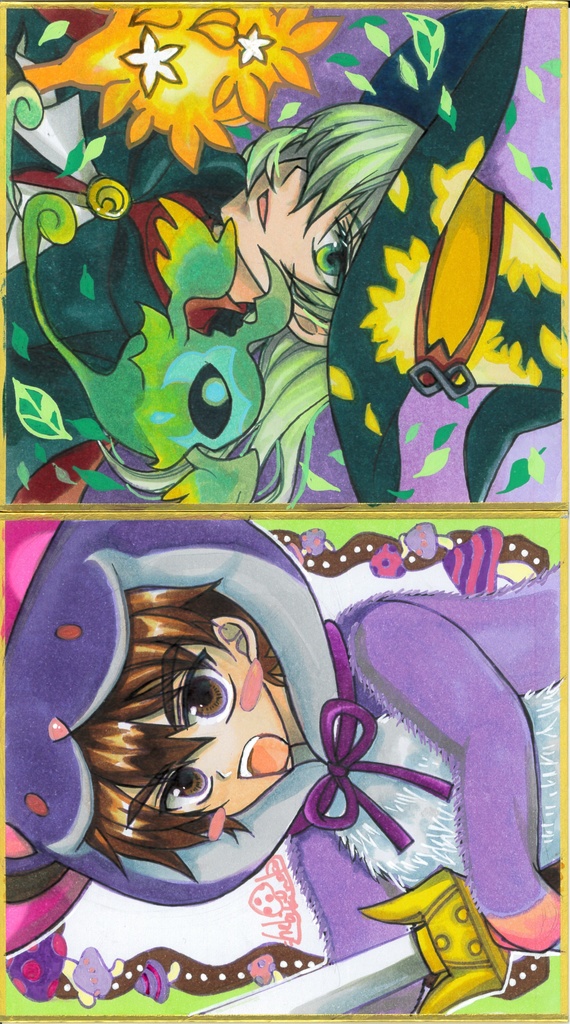 ぷよクエ亜種豆色紙