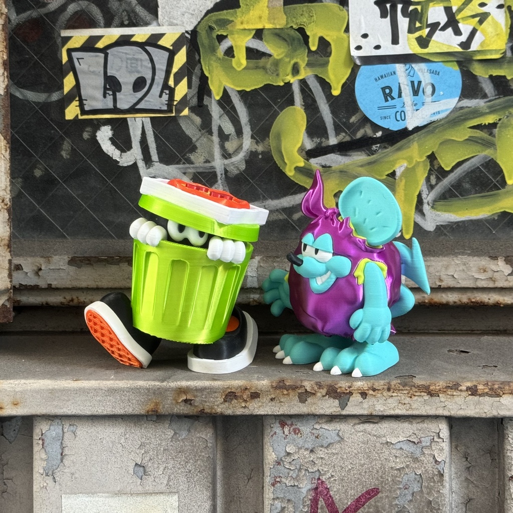 【100mmセット】JJJ フリスビー&ゴミッキー