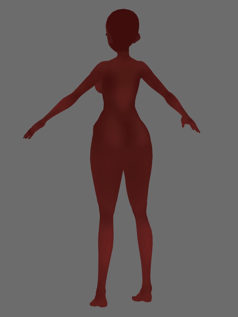 VRoid - Base skin set / feminine - 7 skin tones - Soft shading | Updated for VRoid 1.0