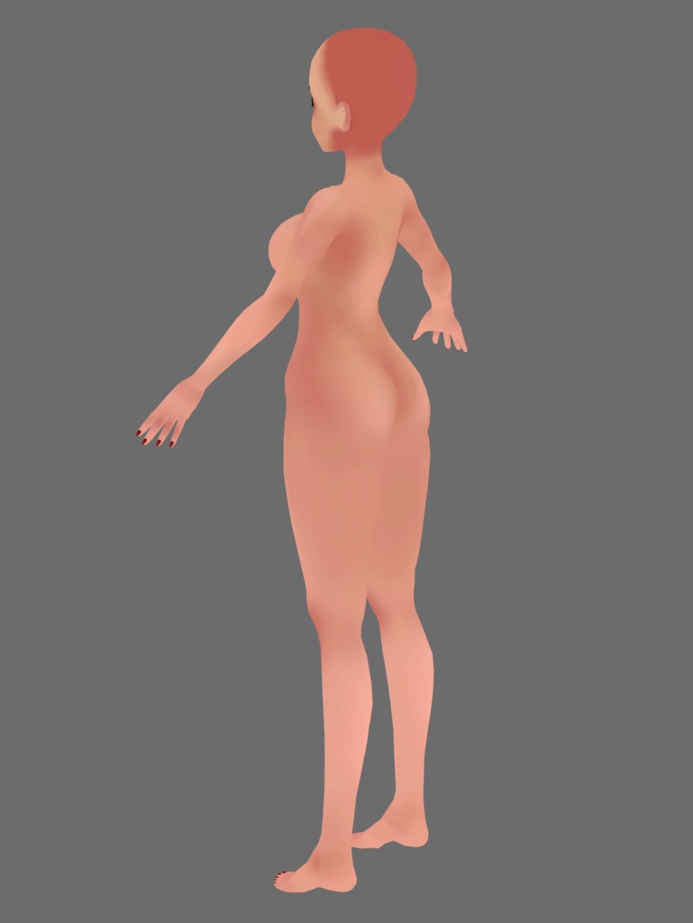 VRoid - Base skin set / feminine - 7 skin tones - Soft shading | Updated for VRoid 1.0