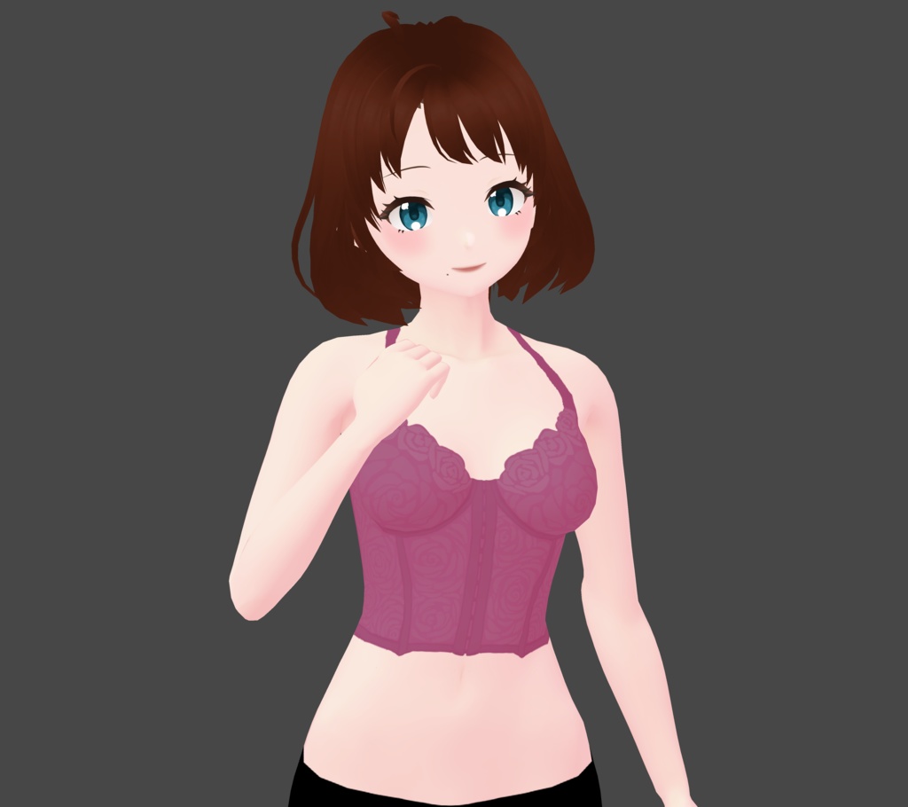 VRoid | Lace Bustier - 6 Colours | VRoid 1.0