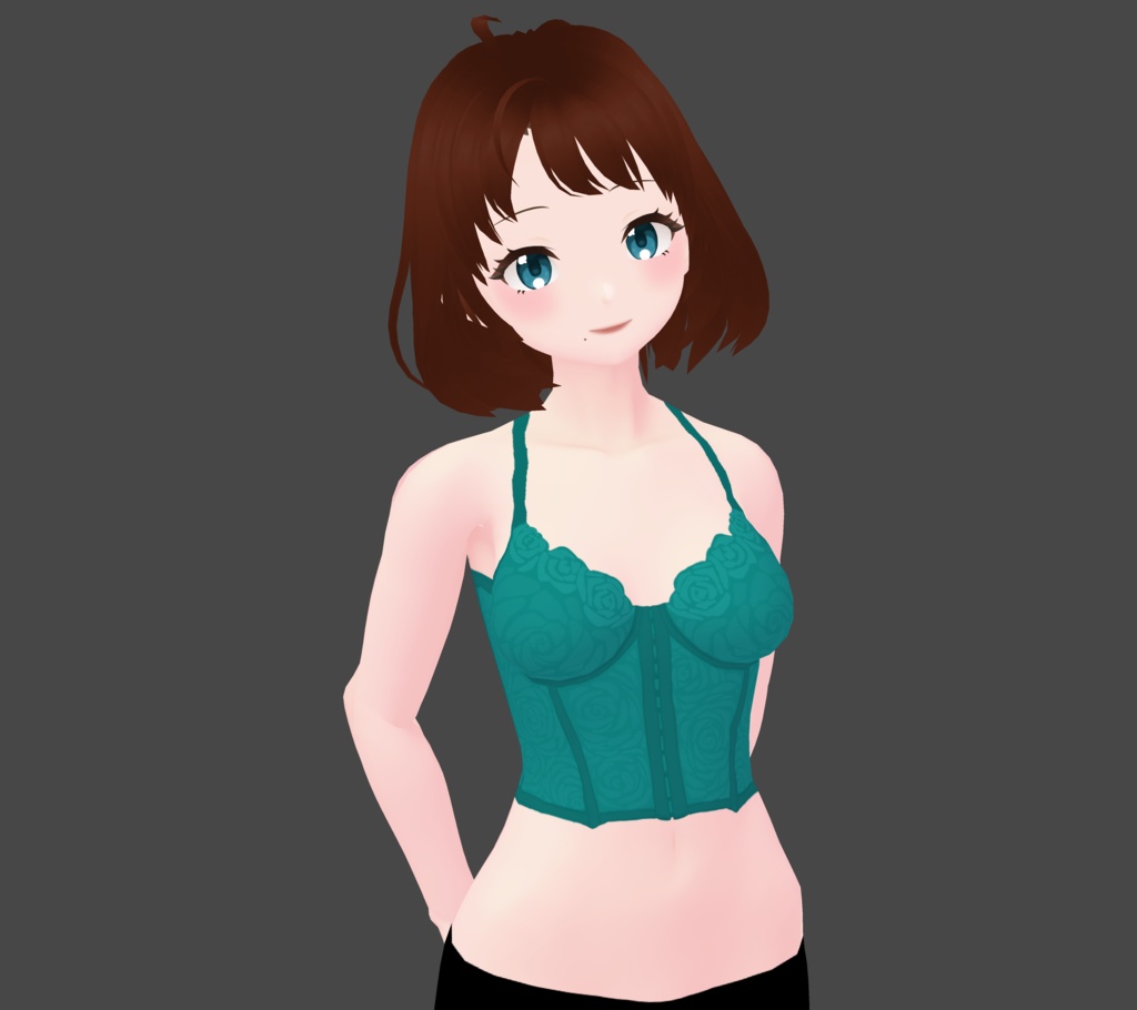 VRoid | Lace Bustier - 6 Colours | VRoid 1.0