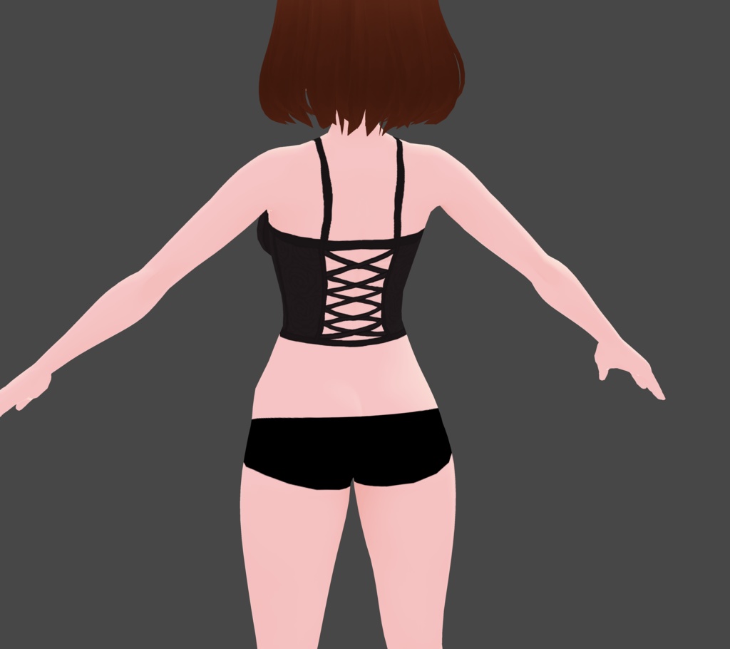 VRoid | Lace Bustier - 6 Colours | VRoid 1.0