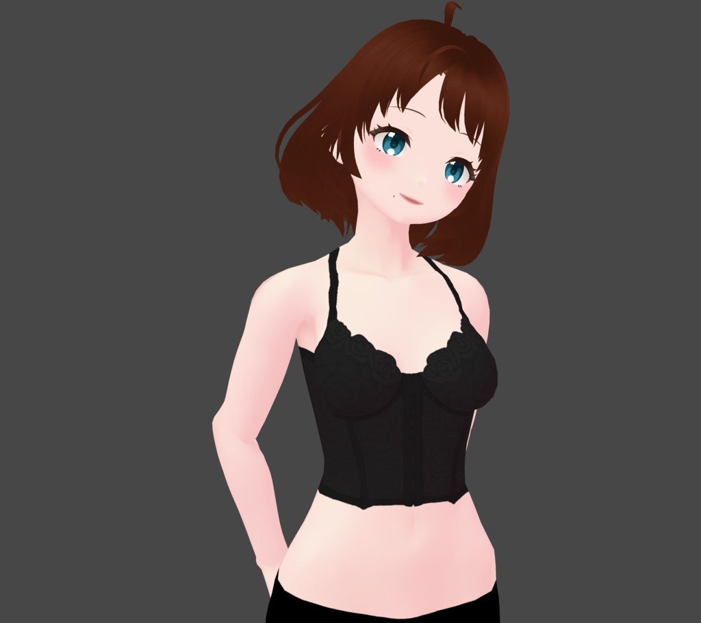 VRoid | Lace Bustier - 6 Colours | VRoid 1.0