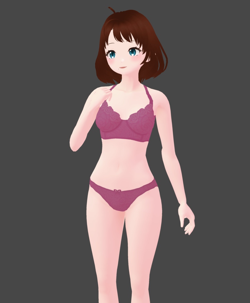 VRoid | Lace Underwear Set - 6 Colours | VRoid 1.0