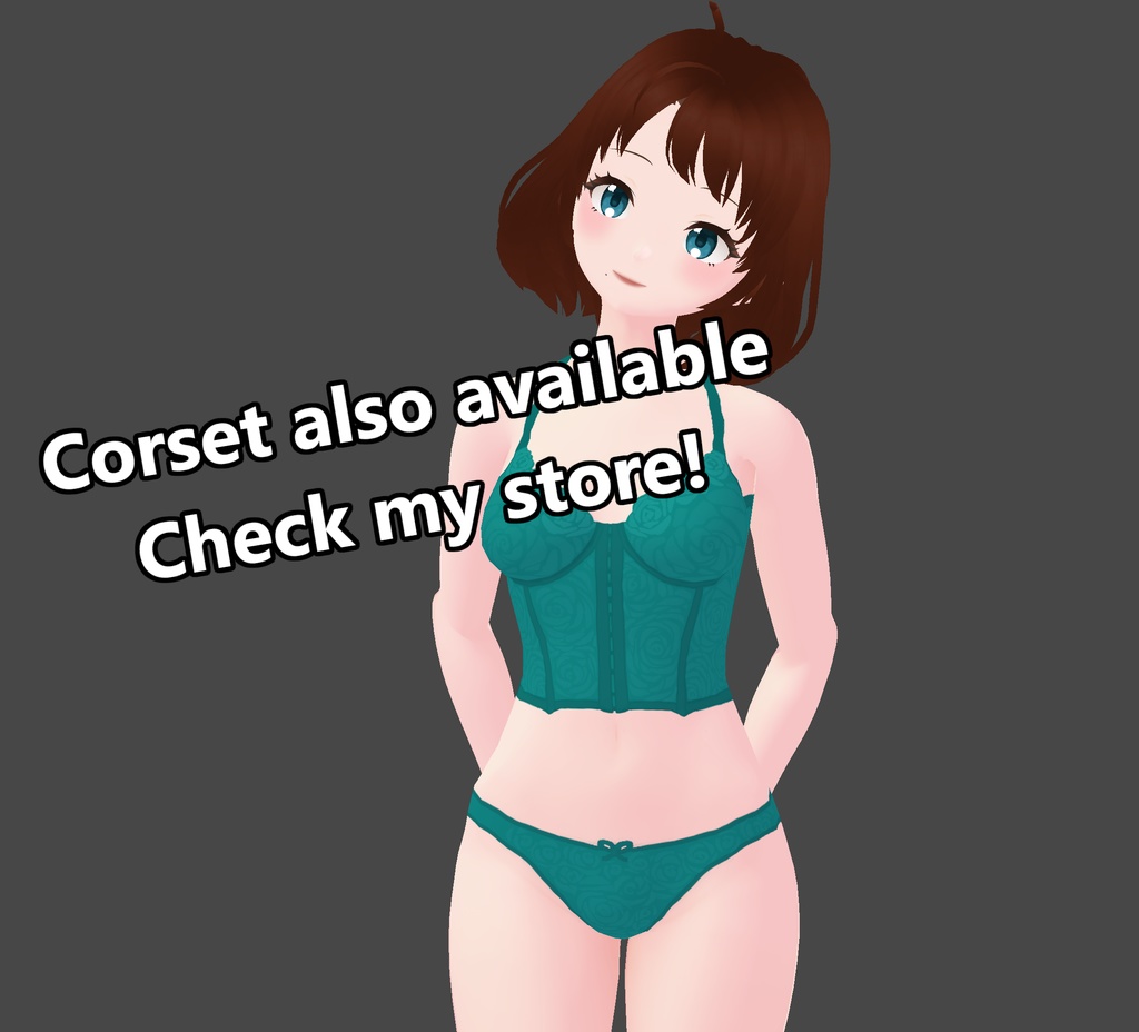 VRoid | Lace Underwear Set - 6 Colours | VRoid 1.0