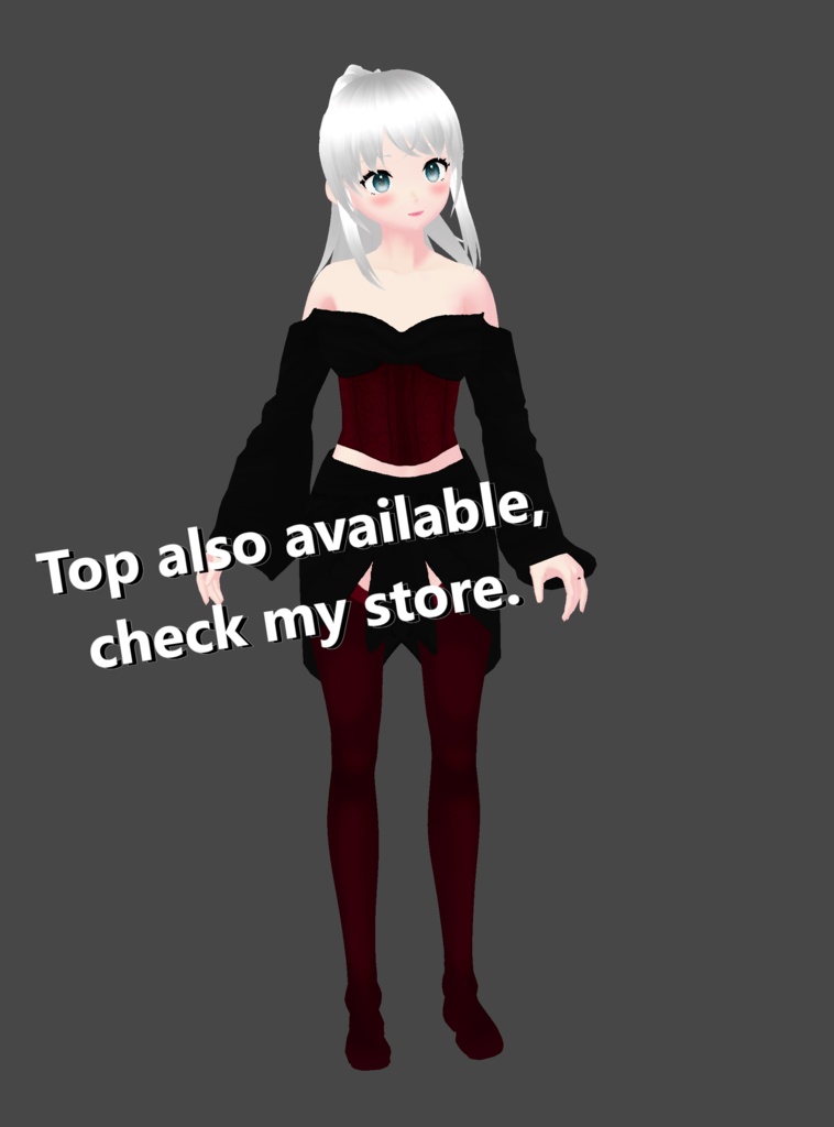 VRoid | Mystic Corset Skirt and Stockings | VRoid 1.0