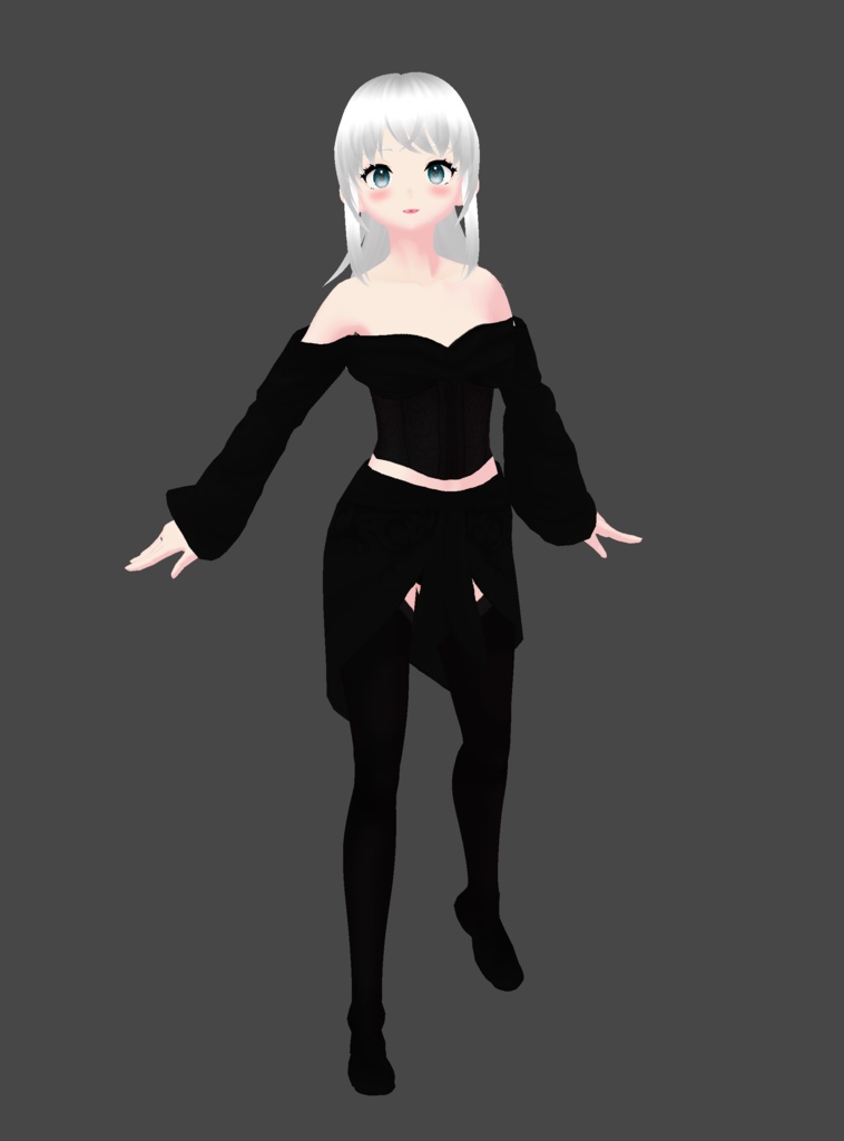 VRoid | Mystic Corset Skirt and Stockings | VRoid 1.0