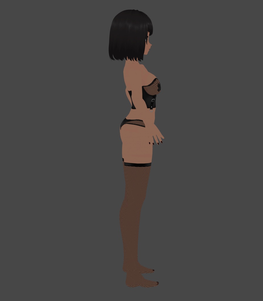 VRoid | Risque Mesh Lingerie Set | VRoid 1.0+