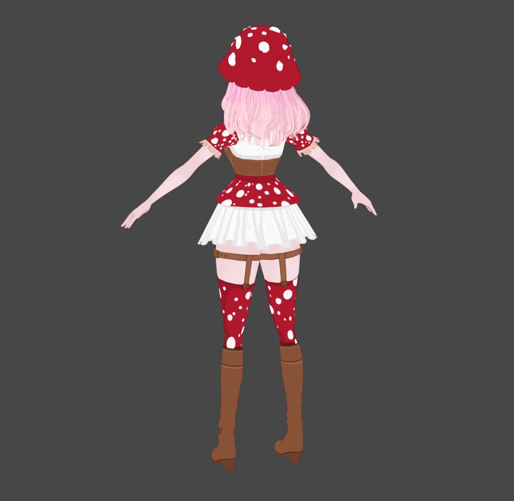 VRoid | Mushroom Cottagecore Outfit | VRoid 1.0+