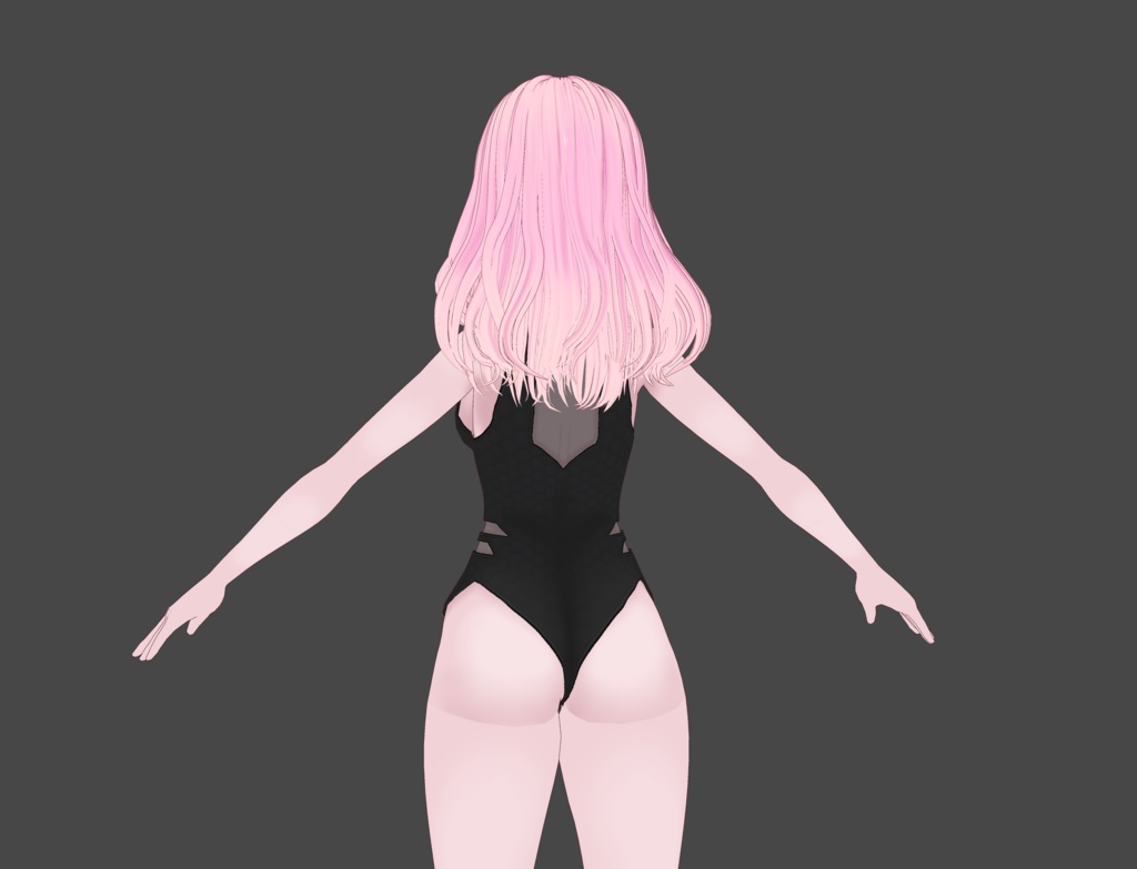 VRoid | Futuristic Bodysuit w/ Cutouts - 3 Colours | VRoid 1.0+