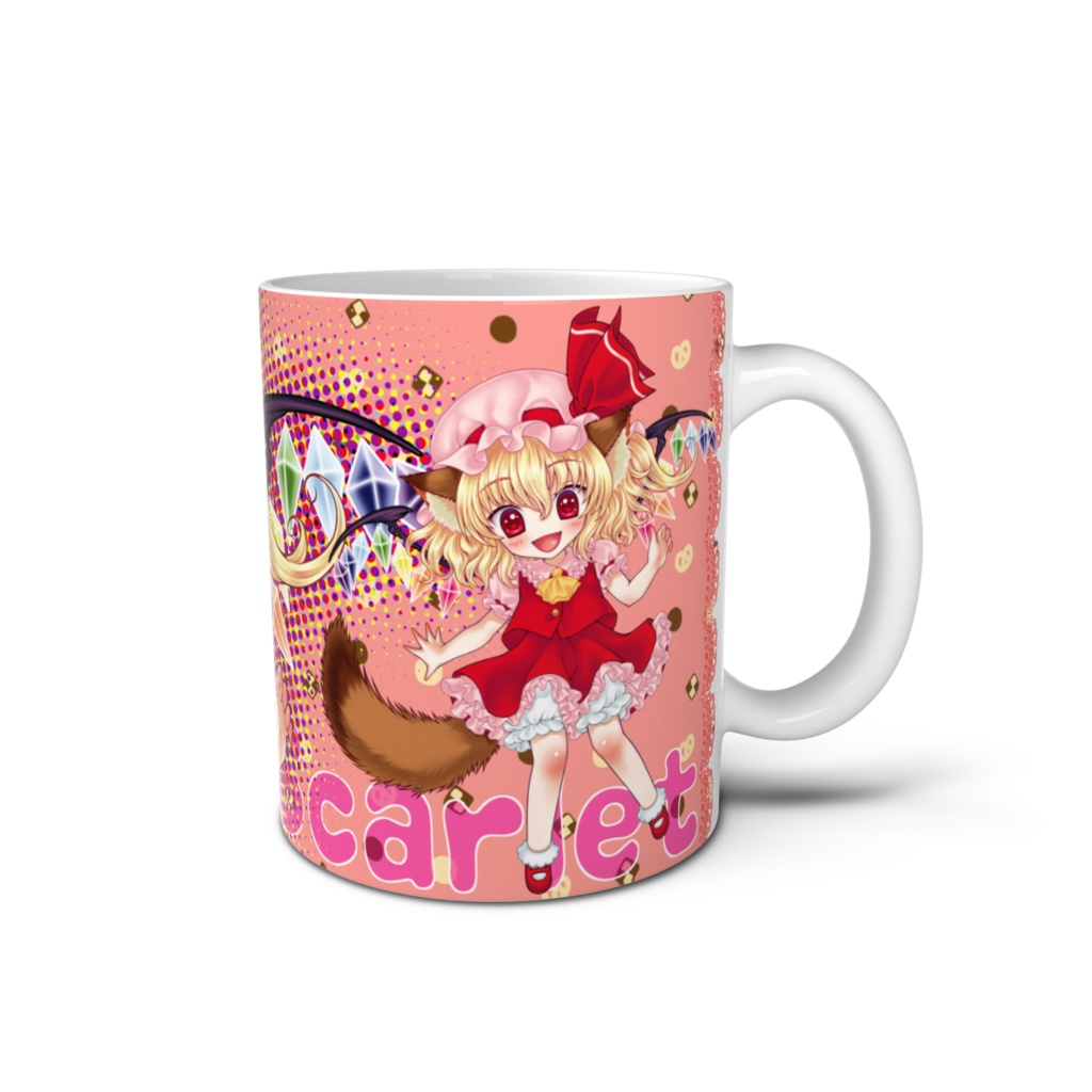 フランちゃんマグカップ（Flandre Scarlet Mug– Touhou Fanmade Design）