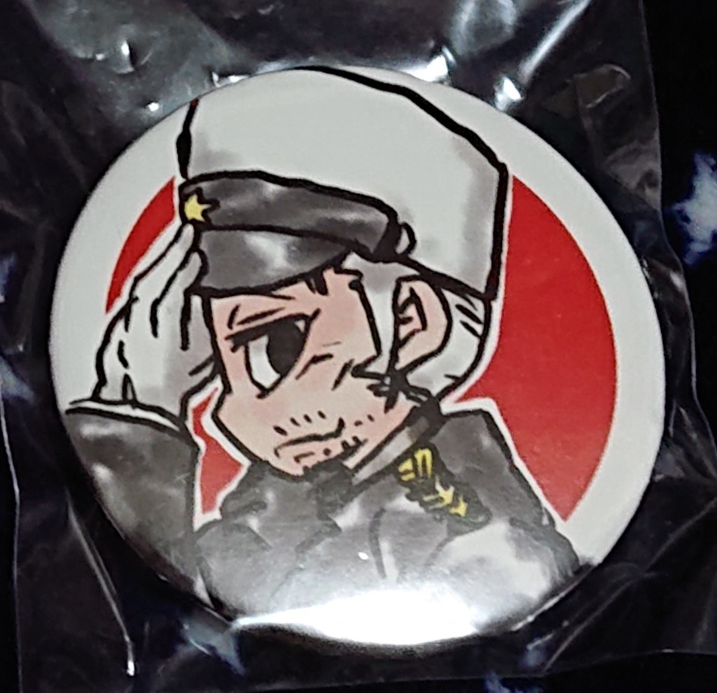 ゴールデンカムイ 門倉 5 5センチ缶バッチ Bluefire Booth