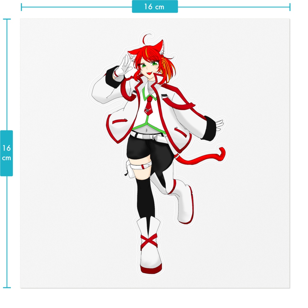 アイリス・N・フロース 立ち絵ステッカー