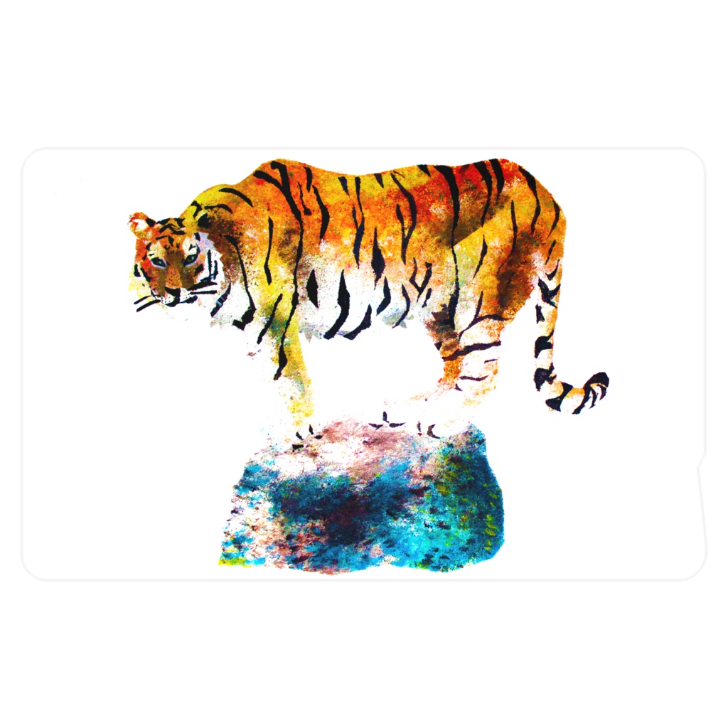 「The Tiger on the Rock」のICカードステッカー