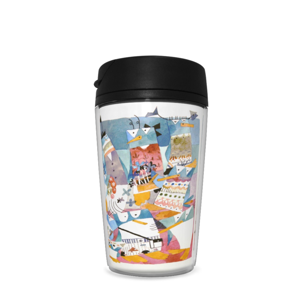 <タンブラー>『ぺんぎん』<水彩>