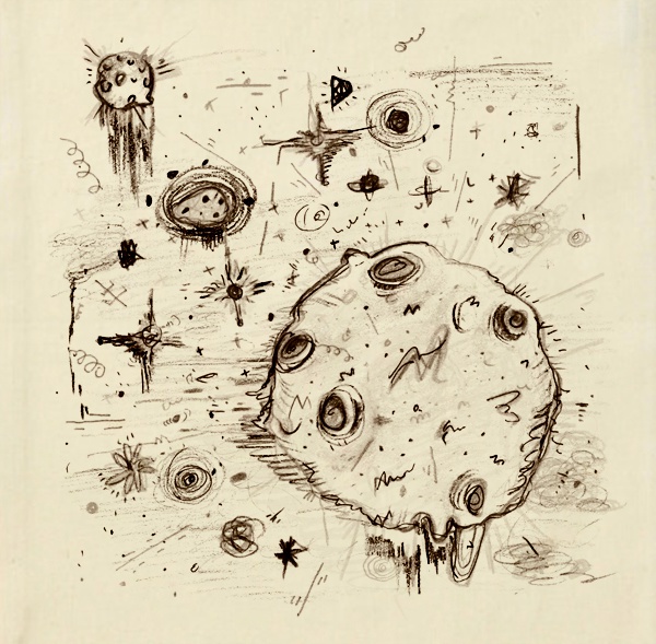 鉛筆画『宇宙』のトートバック