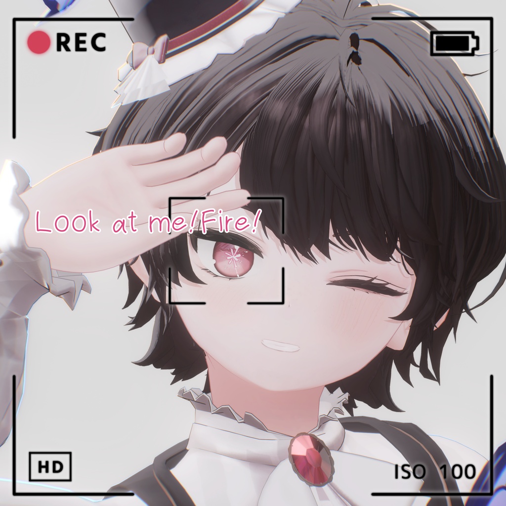 ✨️こごみ、ルティ追加sale!角度で光る!【eye texture】Look at me!Fire!【2アバター対応】