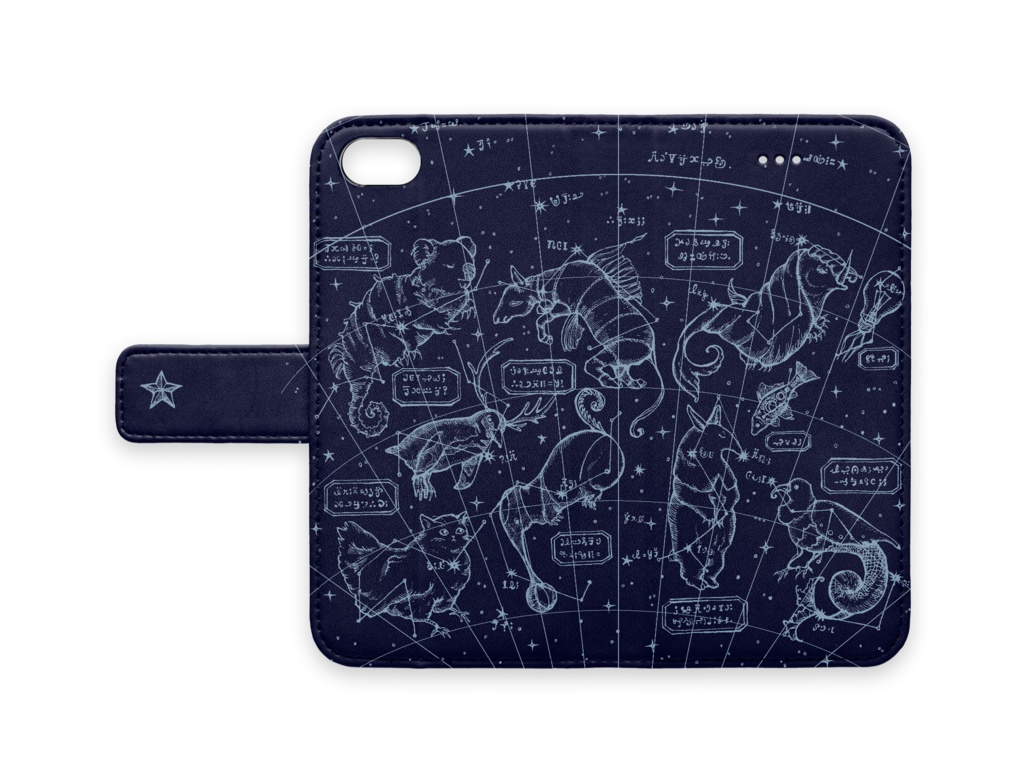 幻獣天体図スマホカバー( iPhone 8 Plus / 7 Plus、 iPhone 8 / 7 / SE2、iPhone XS / X)
