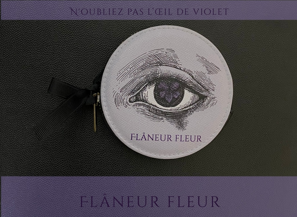 Ribbon of Rebellion mini pouch 1 「N'oubliez pas l’œil de violet - 菫の眼を忘れるな」