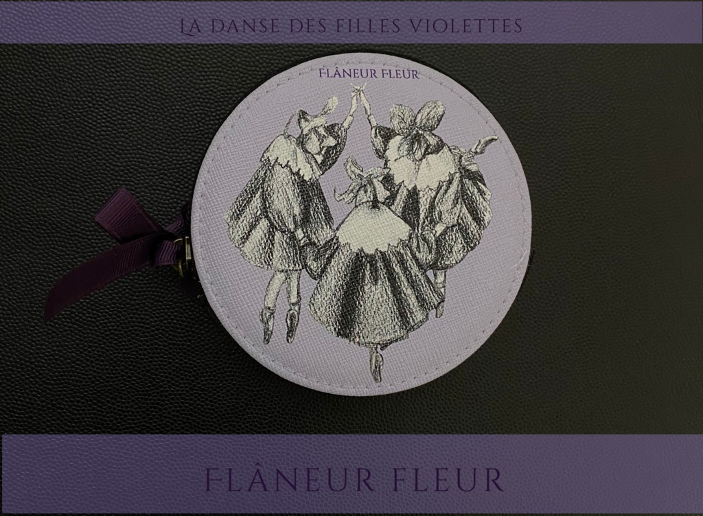Ribbon of Rebellion mini pouch 2 「La danse des filles violettes - 菫の娘たちの踊り」