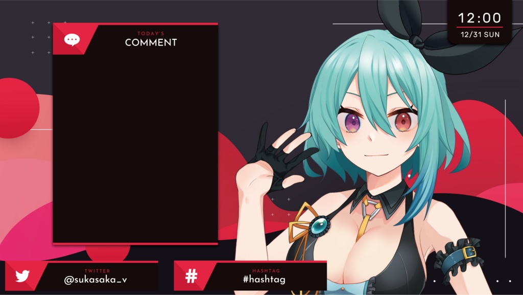 【配信素材】配信画面・サムネイル用素材【Free版】