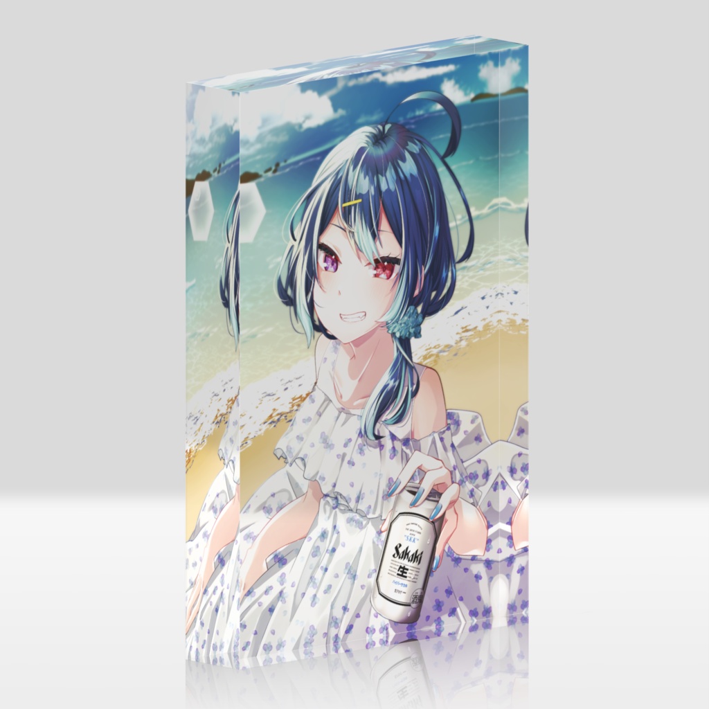 夏アクリルブロック