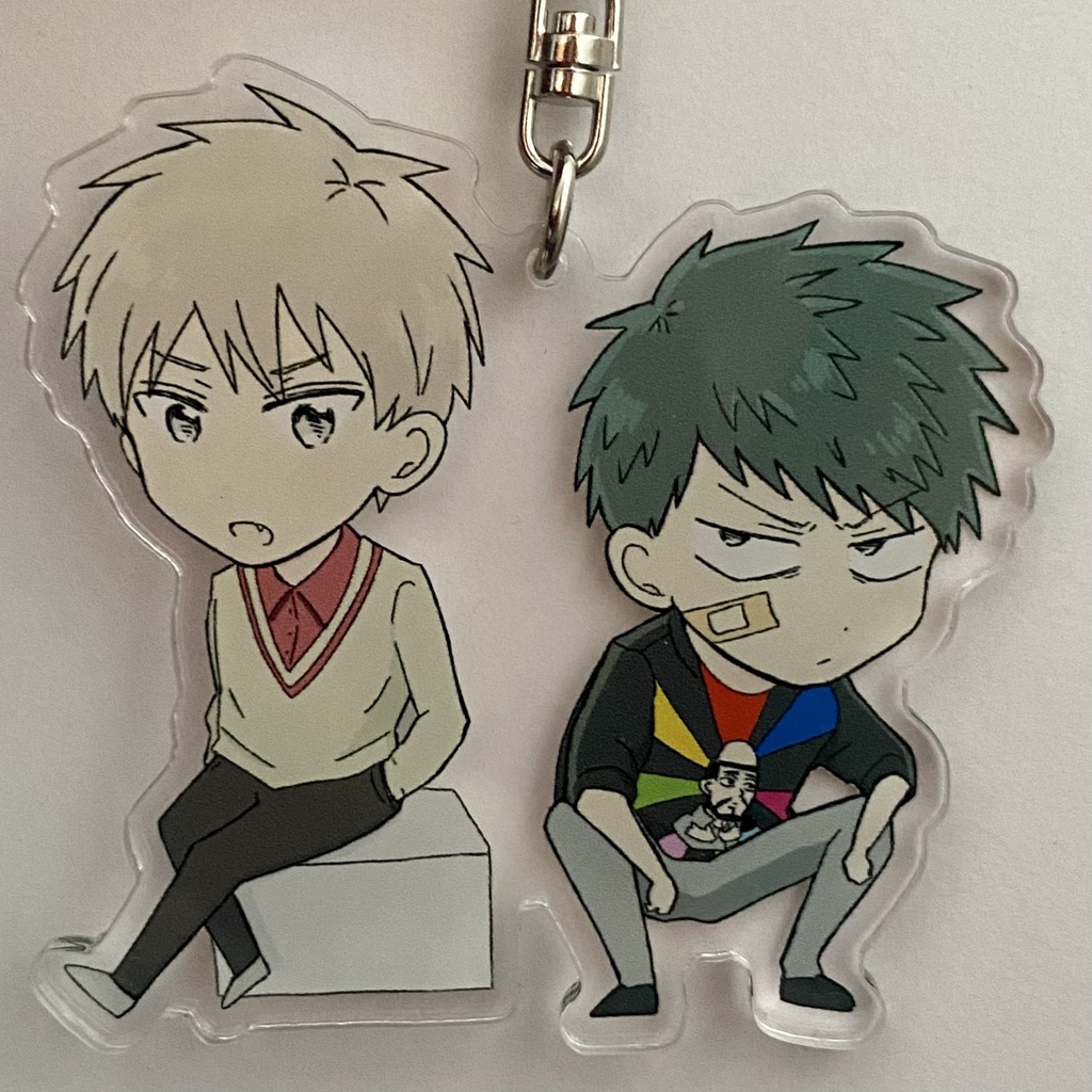 「巻き戻せエンドロール！」アクリルキーホルダーB(茶野/黄嶋)