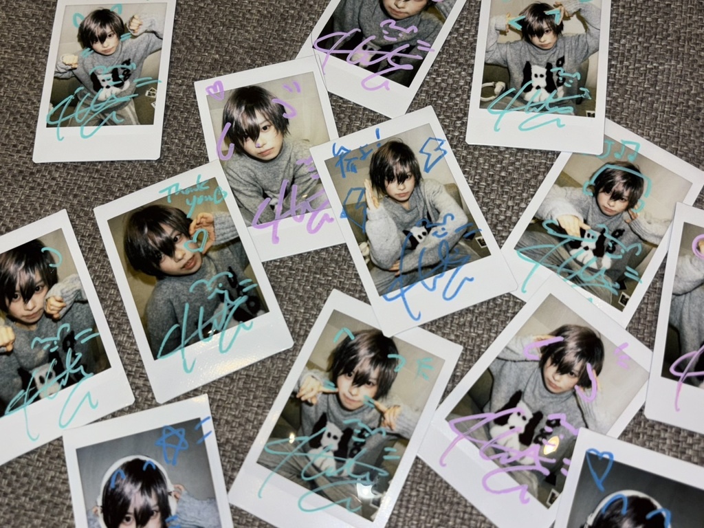 [数量限定]  生チェキ＋直筆落書き