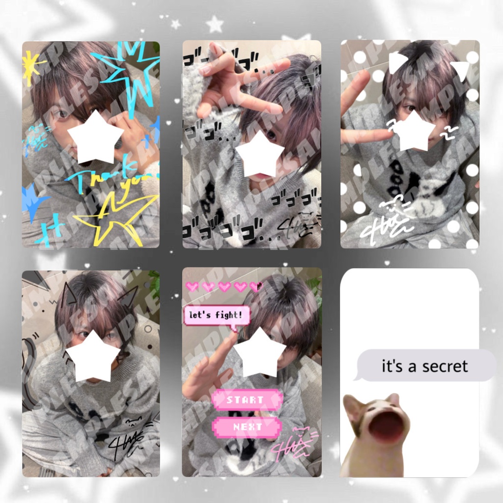 ランダムトレカ【全6種】