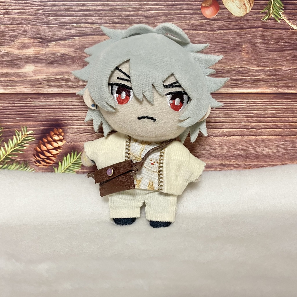 ぬい服 コーデュロイ&デニムセットアップ