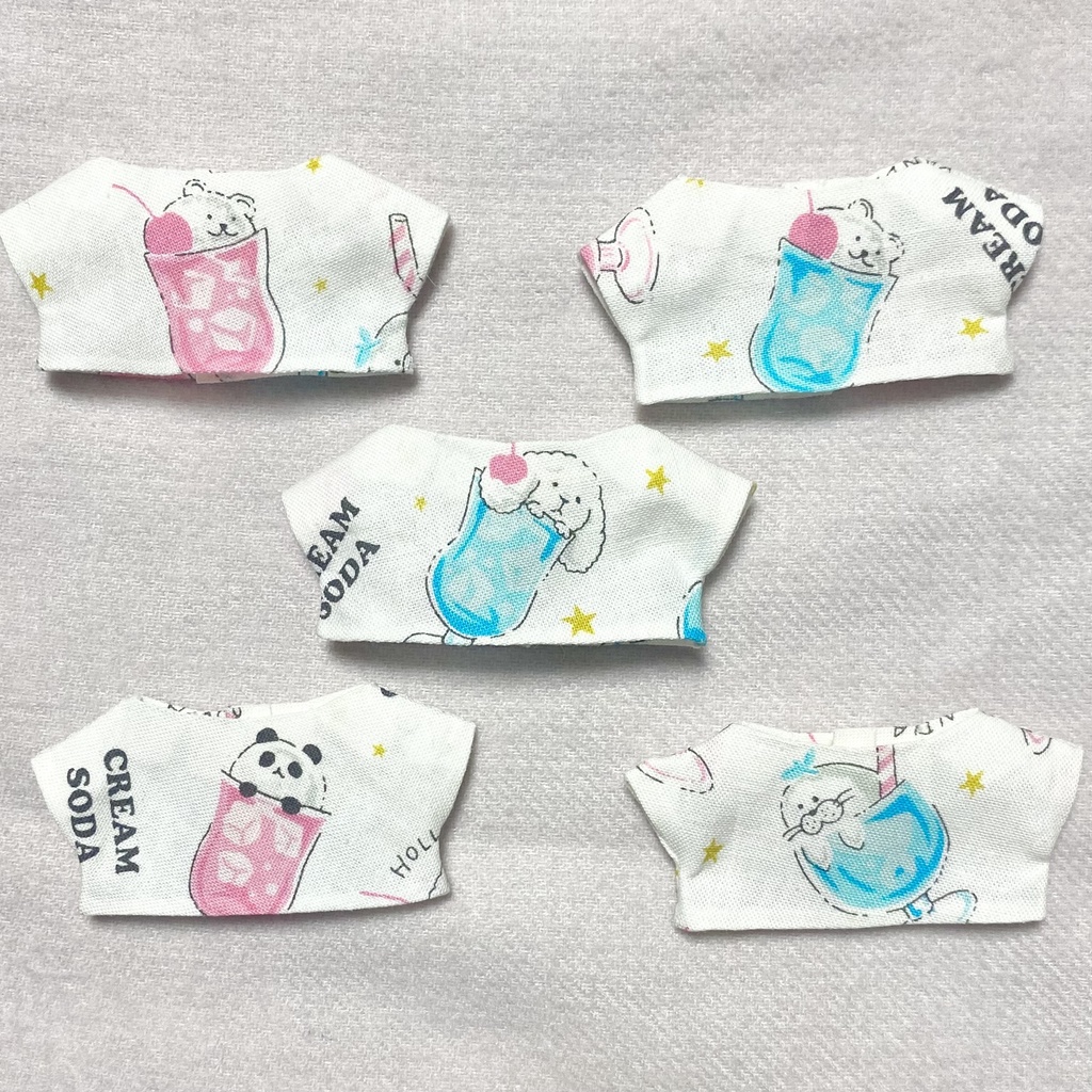 再販 ぬい服 動物とクリームソーダ