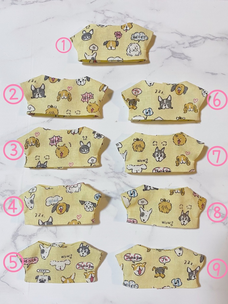 選べる!わんちゃんのぬい服🐕18種