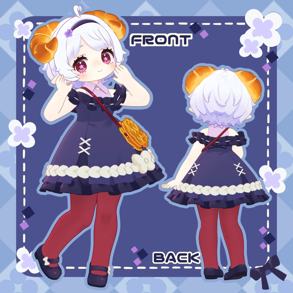 コロネ専用髪型『ふわもこショートヘア』