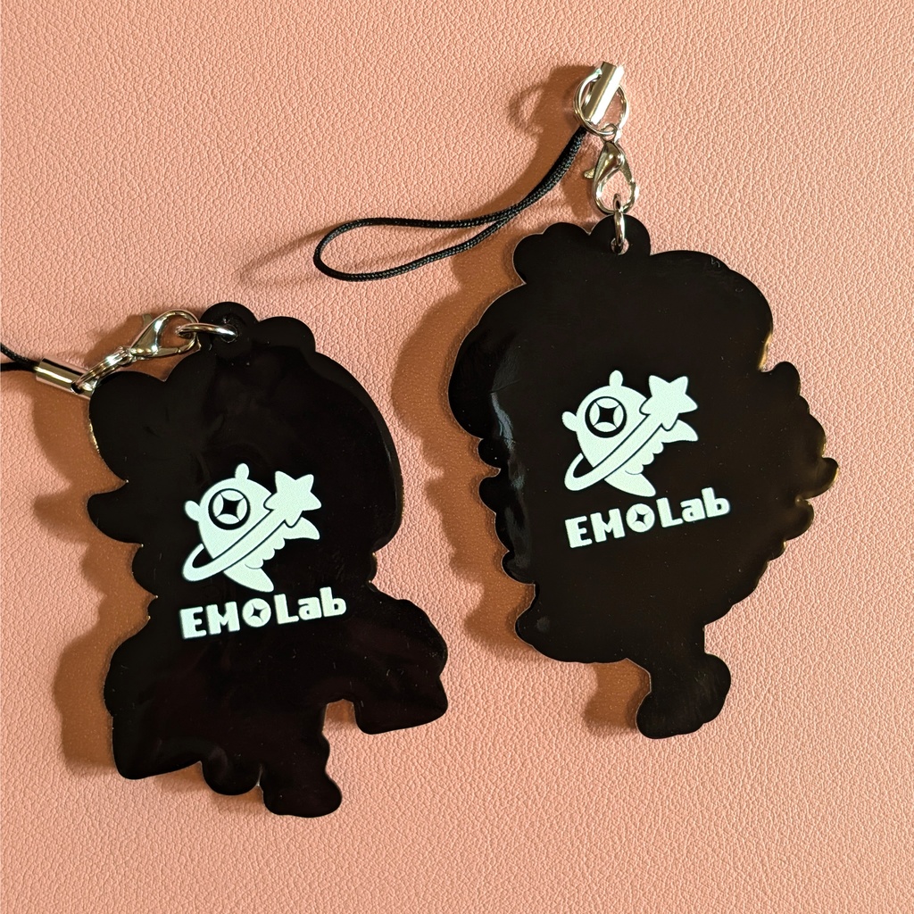 【全2種】えも研ラバーストラップ【3Dモデル付】