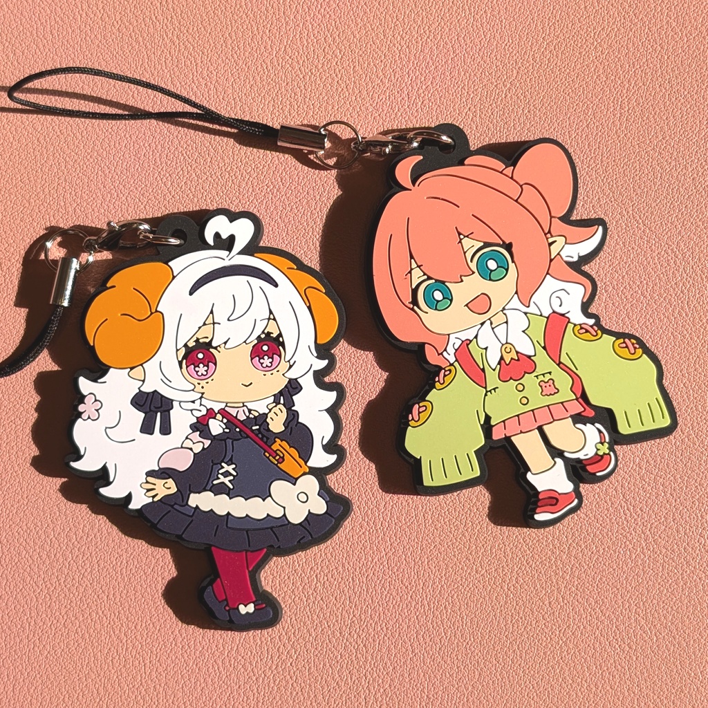 【全2種】えも研ラバーストラップ【3Dモデル付】