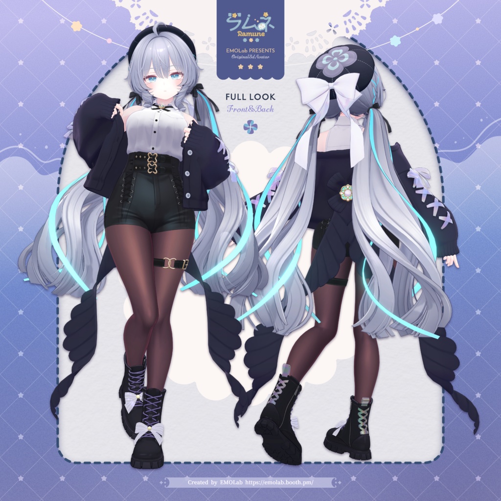 オリジナル3Dモデル『ラムネ』 - Ramune