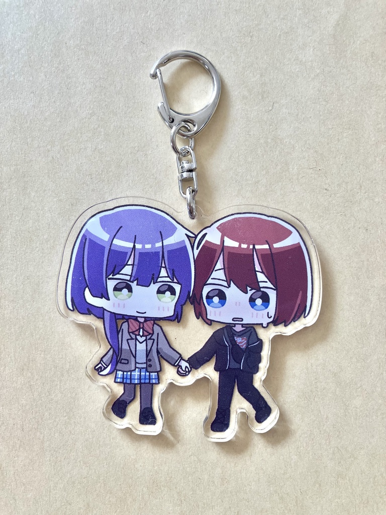 ROMAN アクリルキーホルダー 花見椿&飛鳩俳火