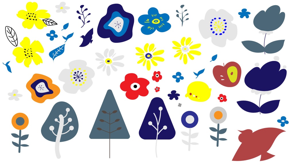北欧イラスト　素材