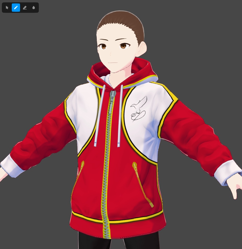 6 Hoodie Texture's for your VRoid
