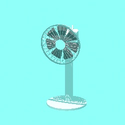 【アイコン素材】ドット扇風機
