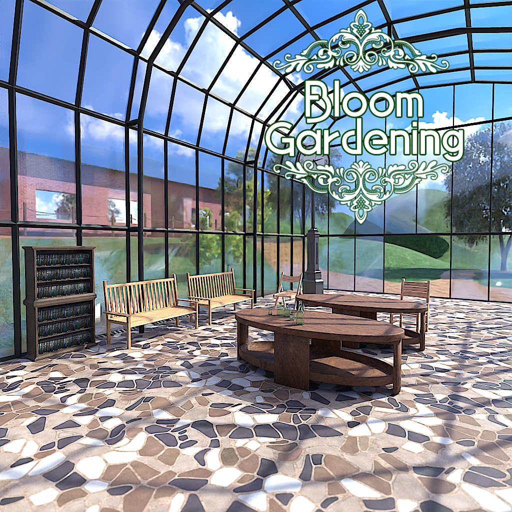【VRC向け家具素材】Bloom Gardening