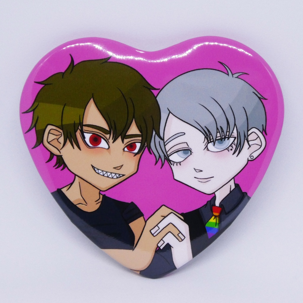 The Strange Men缶バッジ【ジャック🇺🇸&クロー🇦🇹🇬🇧】