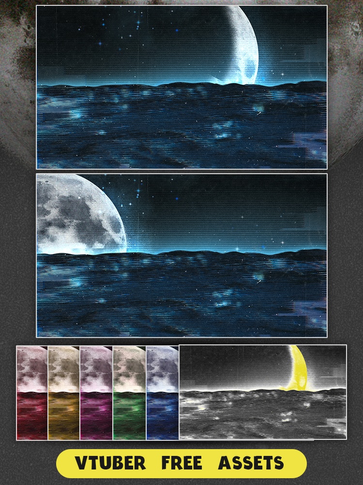 【無料背景】 Fly Me to The Moon | dynamic version