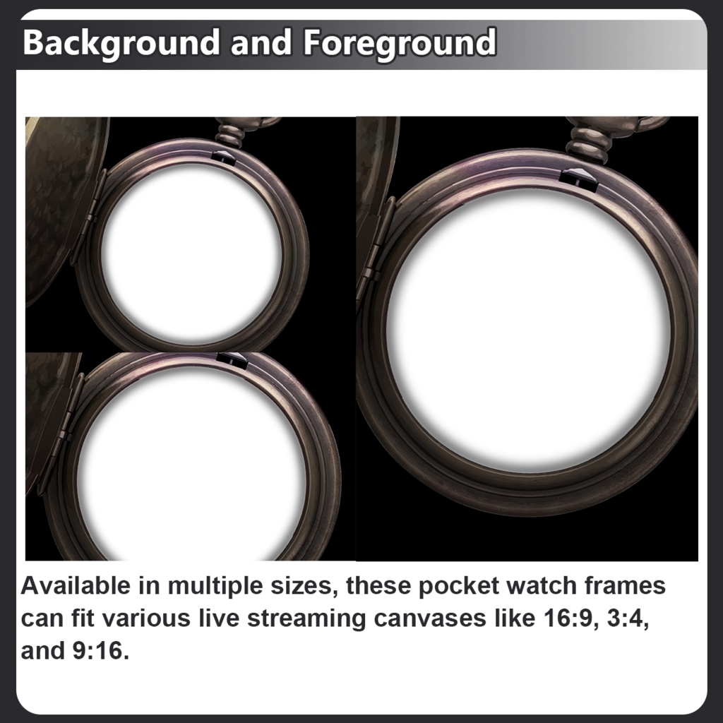 【動く背景】Silent Game | Vtuber Room Asset | Streaming Assets | T【Live2Dアイテム】 witch Accessories | Animated Vtuber Background | MP4 Digital DL | Gothic