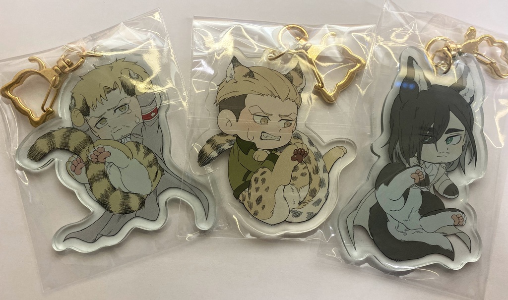 進撃のけもちゃん ころりんアクリルキーホルダー2022ver