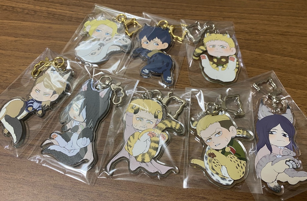 進撃のけもちゃん ころりんアクリルキーホルダー2022ver