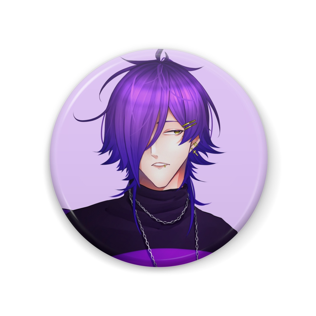 れいくんの等身缶バッジ(75mm)