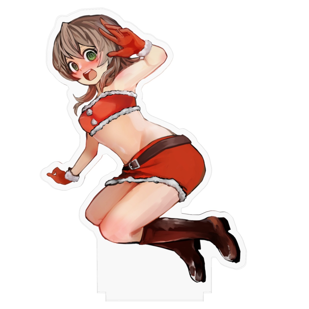 【クリスマス2021】へそ出しミニスカサンタかりこ